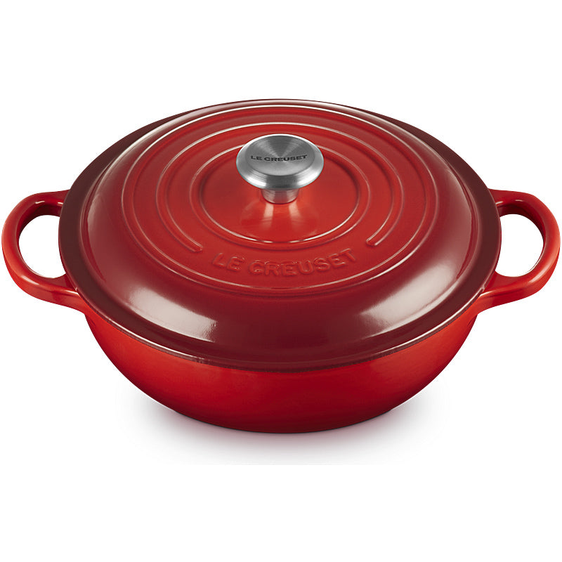 Le Creuset Stew Pot Signature 22 cm Kirschrot