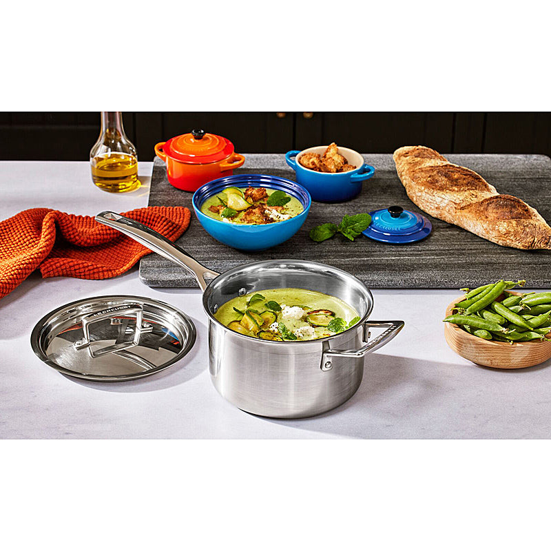 Le Creuset 3-ply Profitopf 20 cm mit Stiel