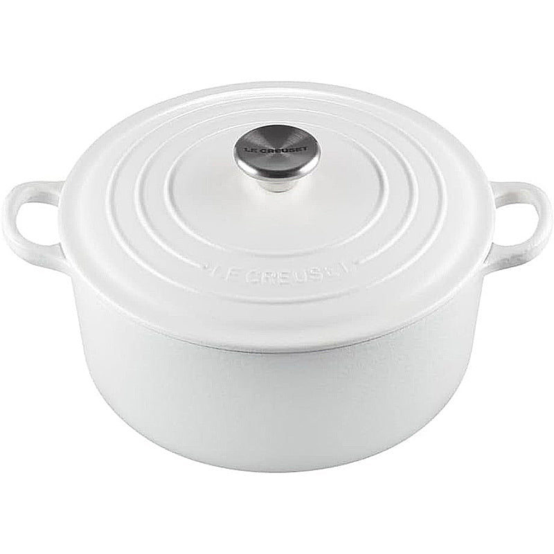 Le Creuset Bräter Signature rund 20 cm White
