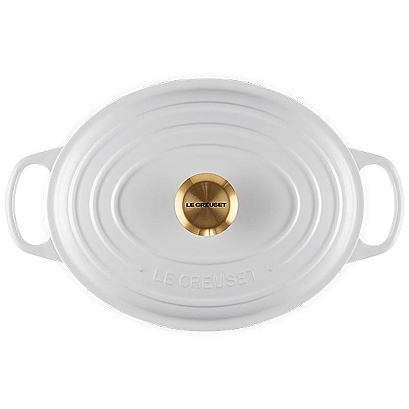 Le Creuset Bräter Signature oval 29 cm White