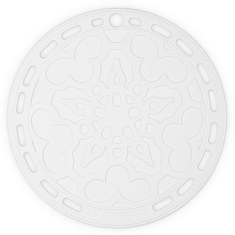 Le Creuset Silikonuntersetzer Tradition White