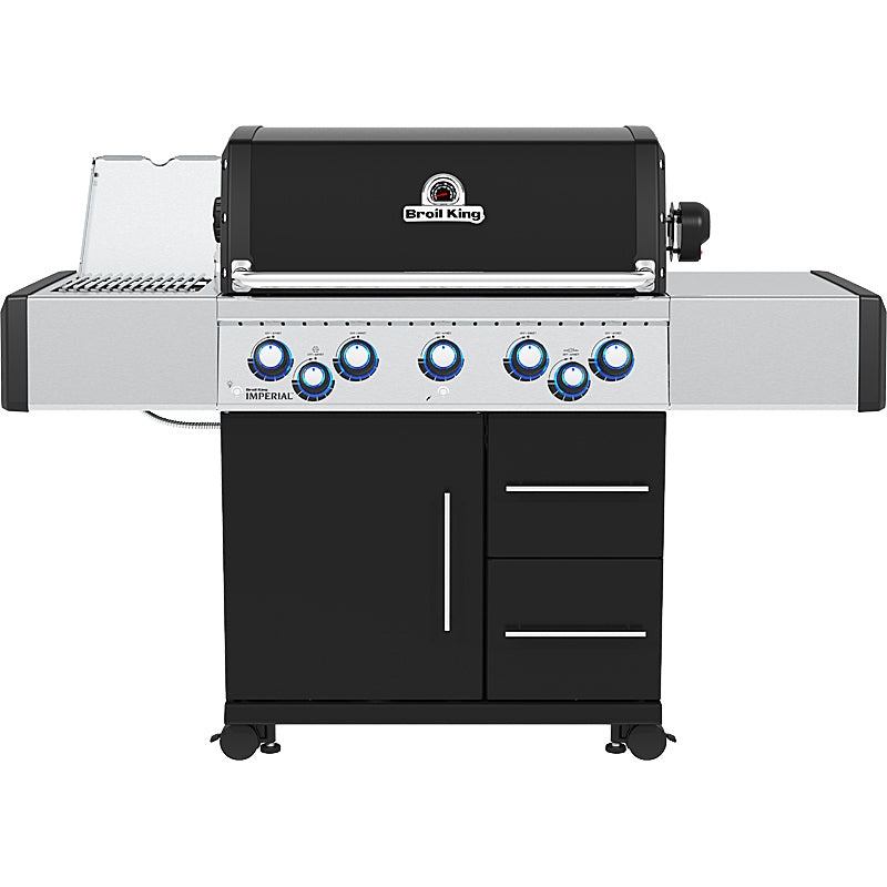 Broil King IMPERIAL 590 IR Schwarz Gasgrill mit Infrarot-Seitenbrenner