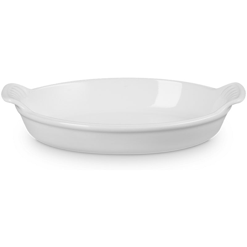 Le Creuset Mini-Auflaufform Tradition oval 180 ml Weiß
