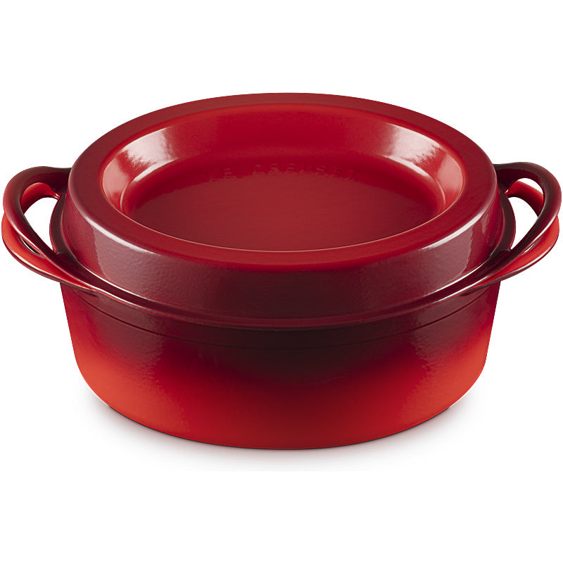 Le Creuset DOUFEU OVAL ROASTING PAN 32 CM CHERRY RED