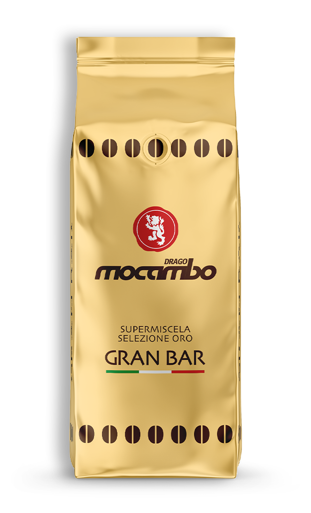 Drago mocambo Caffè Gran Bar Kaffeebohnen Packung