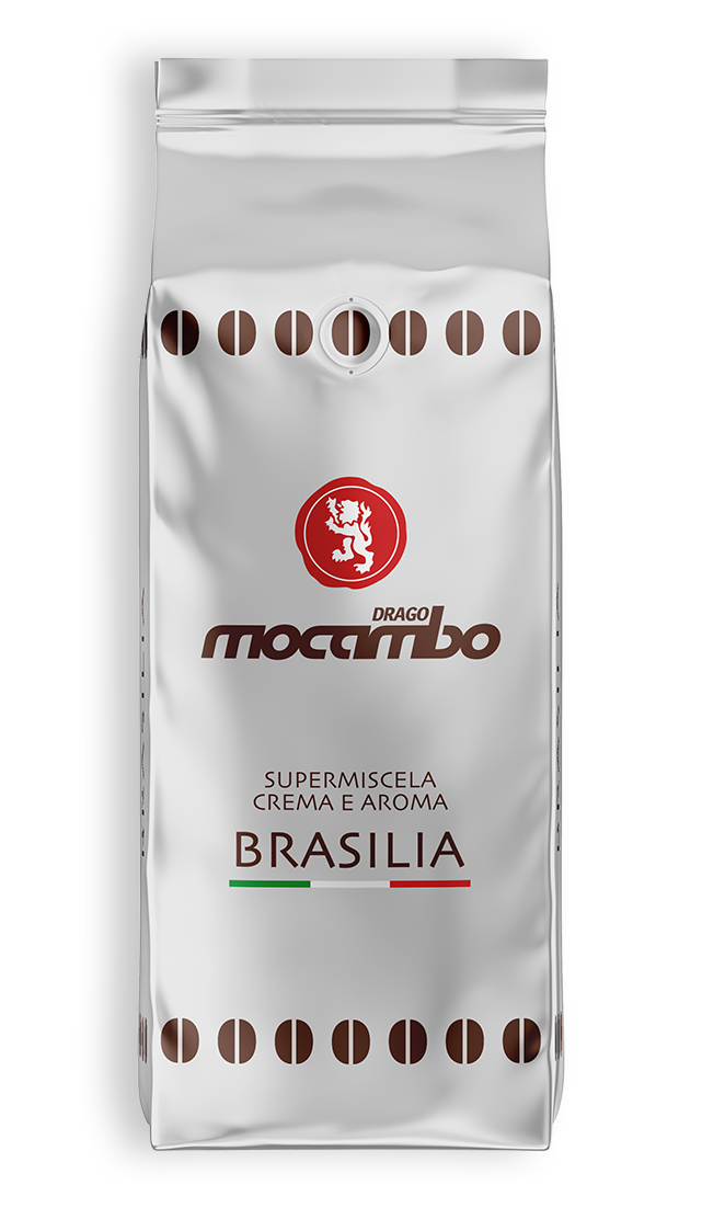 Drago mocambo Caffè Brasilia Kaffeebohnen Packung