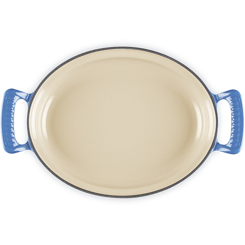 Le Creuset ovale Pfanne Modern Heritage 28 cm Azure