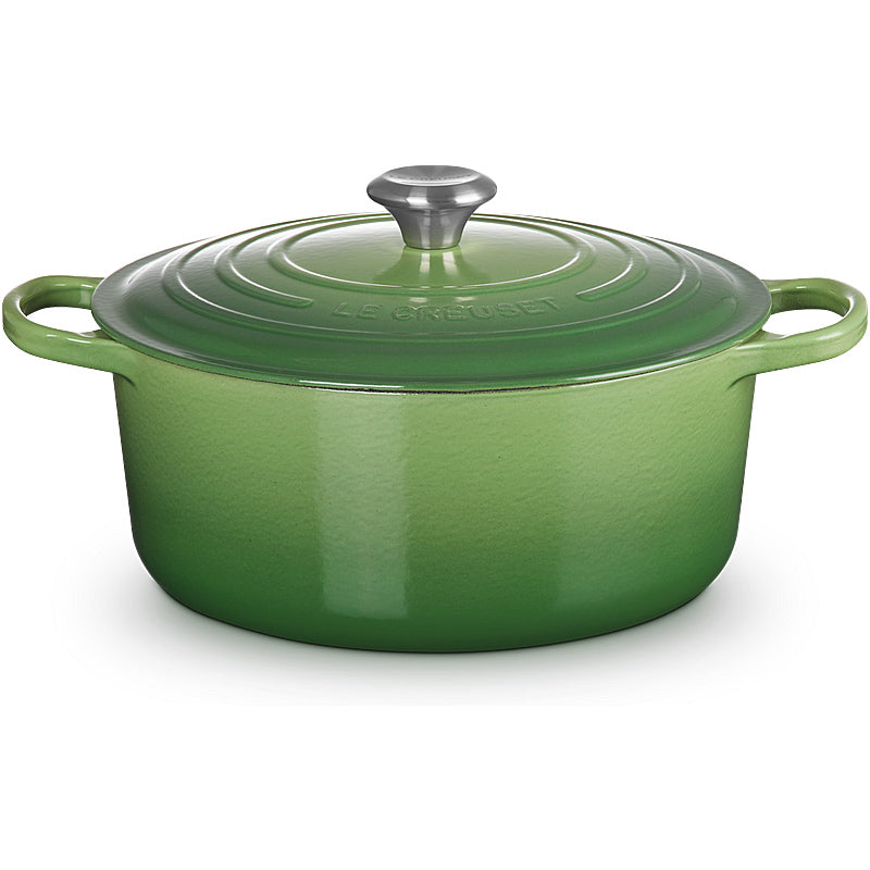 Le Creuset Bräter Signature rund 20 cm Bamboo Green
