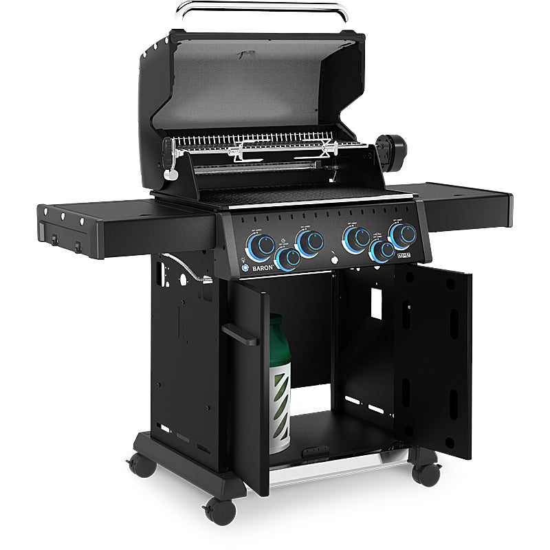 Broil King Baron 490 X Shadow Gas Grill incl. Rotisserie Kit, Pellet-Ready