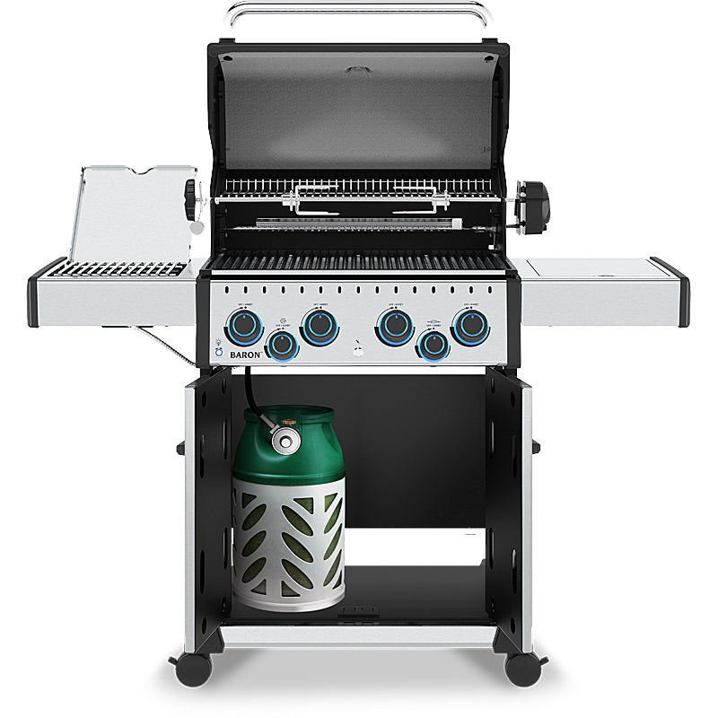 Broil King Baron S 490 IRX Gasgrill mit Infrarotbrenner, Heckbrenner & Pellet-Ready