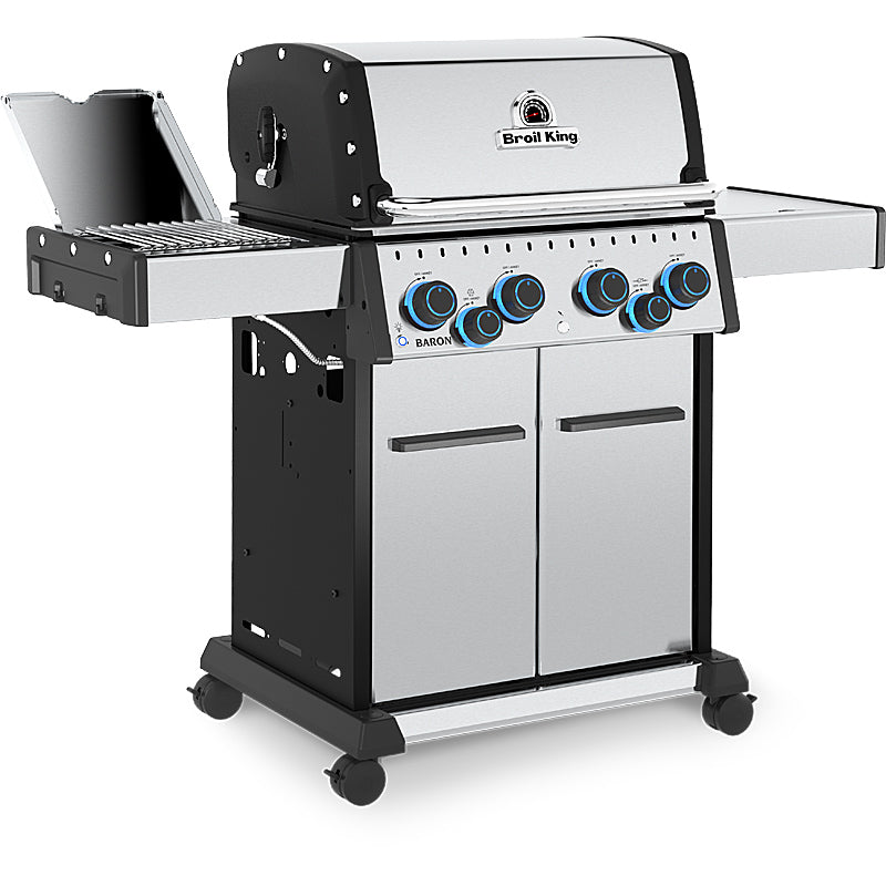 Broil King Baron S 490 IRX Gasgrill mit Infrarotbrenner, Heckbrenner & Pellet-Ready