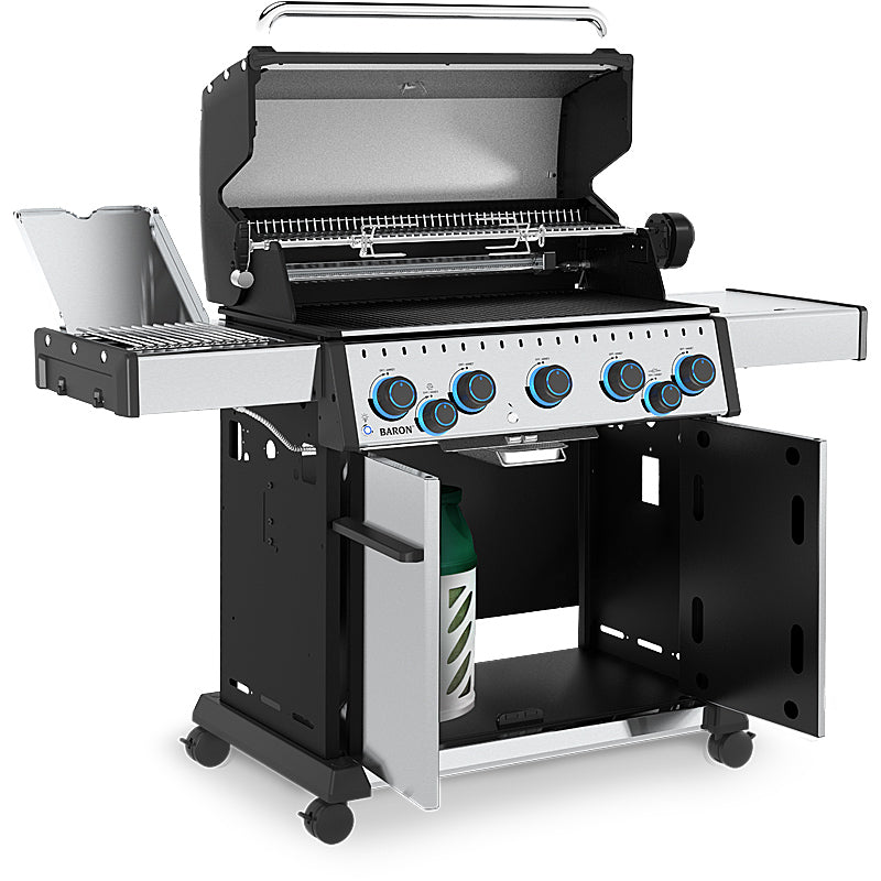 Broil King Baron S 590 IRX Gasgrill incl. Drehspieß-Set, Pellet-Ready