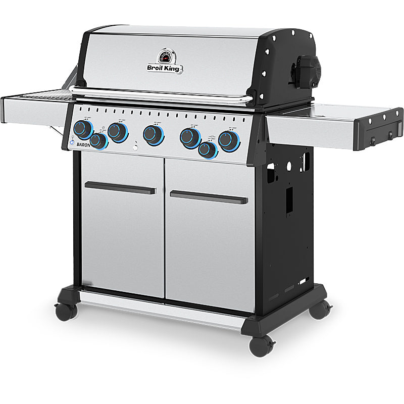 Broil King Baron S 590 IRX Gas Grill incl. Rotisserie Set, Pellet-Ready