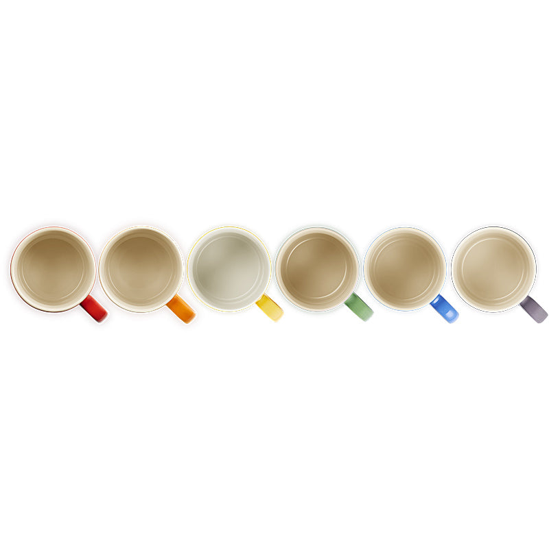 Le Creuset Becher 350ml 6er Set Regenbogen