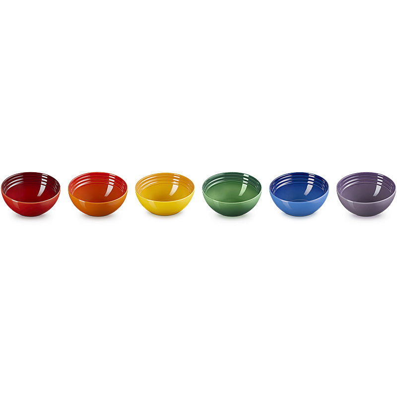 Le Creuset Snackschälchen 330ml 6er Set Regenbogen *