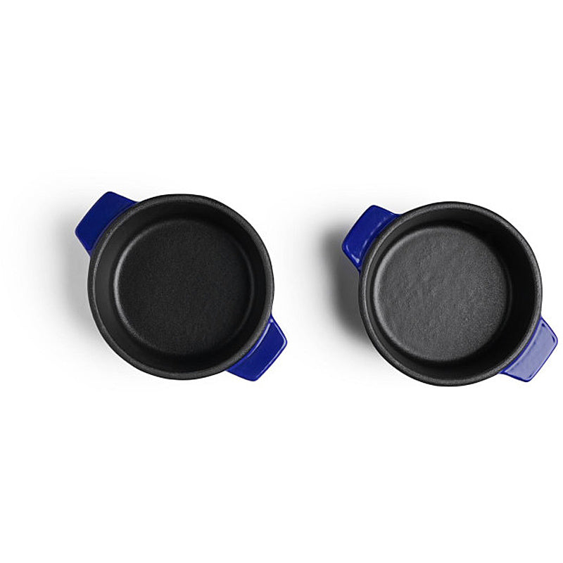 WOLL Guss-Mini-Kasserolle 2-teilig mit Deckel Cobalt Blue