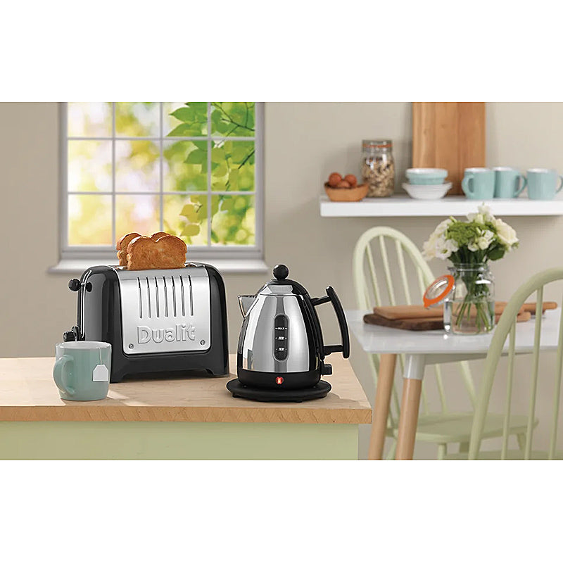 Dualit Lite Gloss Toaster 2-Schlitz Schwarz