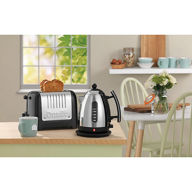 Dualit Lite Gloss Toaster 2-Schlitz Schwarz