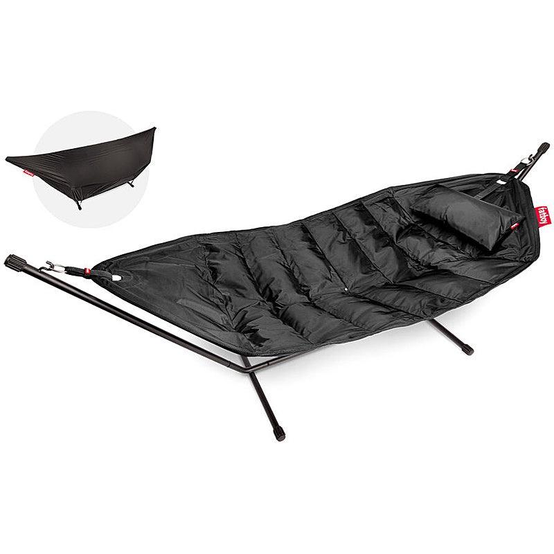 Fatboy headdemock incl. Gestell & Kissen schwarz & Gratis Abdeckung