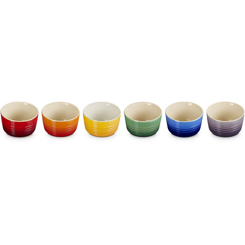 Le Creuset Förmchen 6er Set Regenbogen