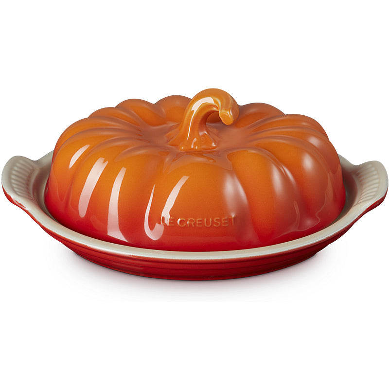 Le Creuset Butterdose Kürbis Ofenrot