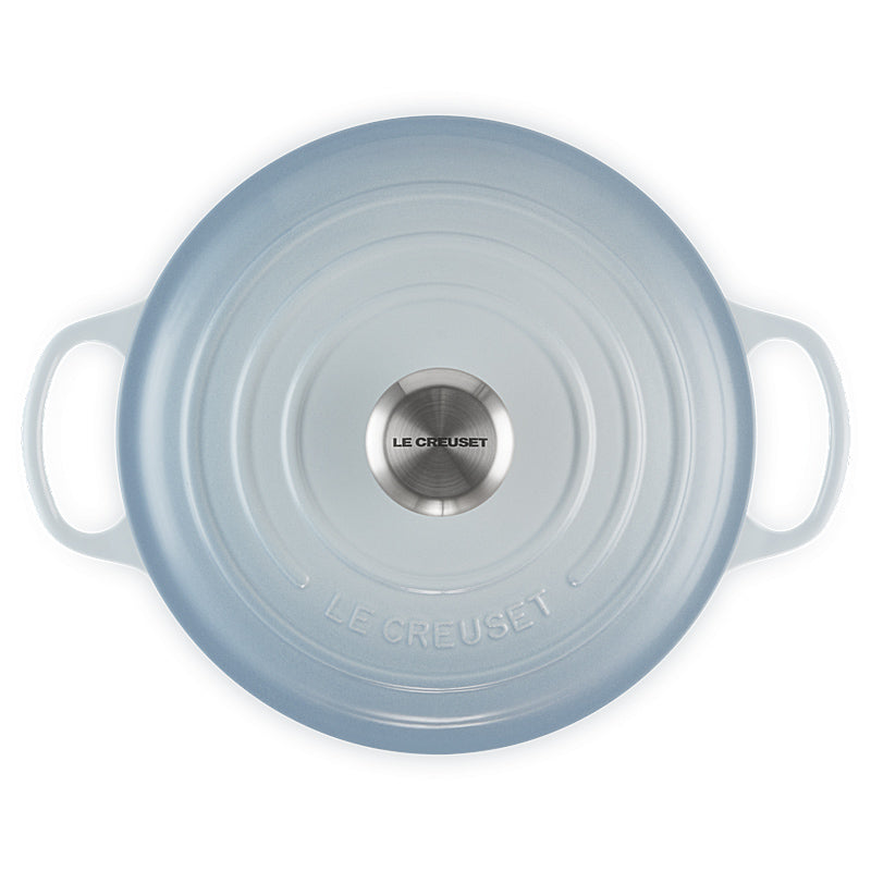 Le Creuset Signature Round Roaster 24 cm Coastal Blue 