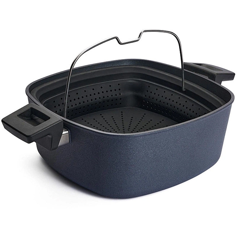 Woll Active Lite Induction, cast iron pot, SG, with lid &amp; steamer insert in box 128-1DALI