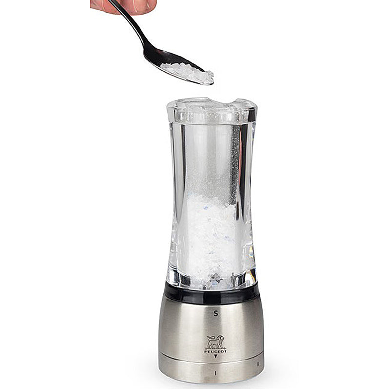 Peugeot DAMAN Salzmühle u'Select Z Edelstahl/Acryl 16 cm