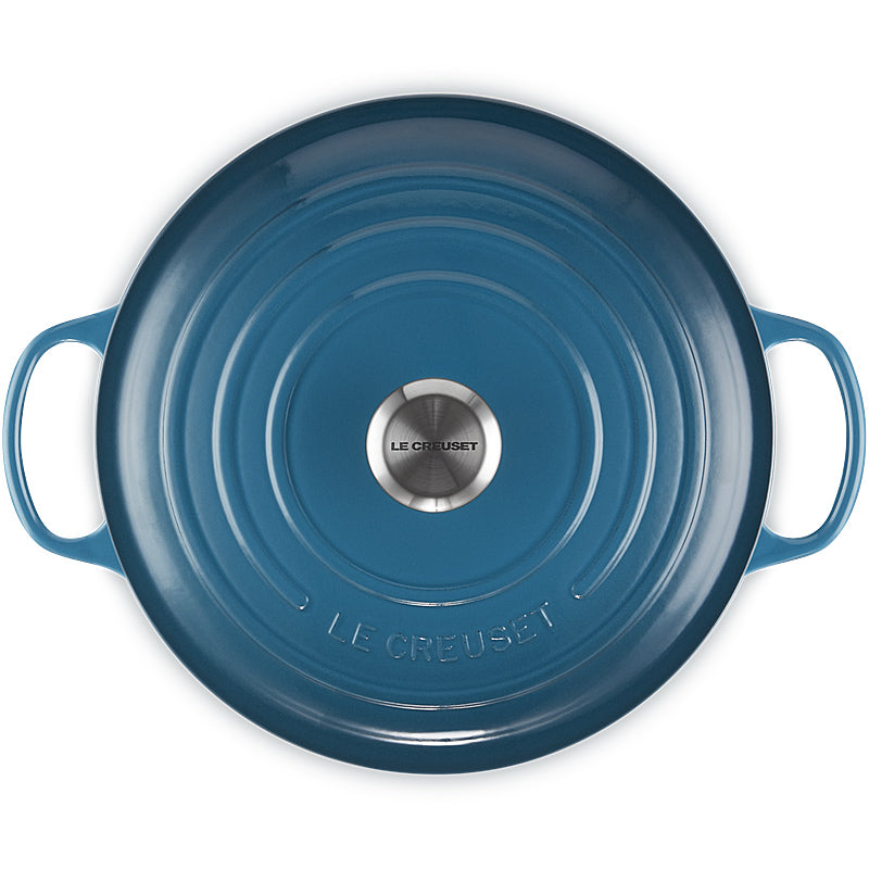 Le Creuset Signature Round Roaster 20 cm Deep Teal 