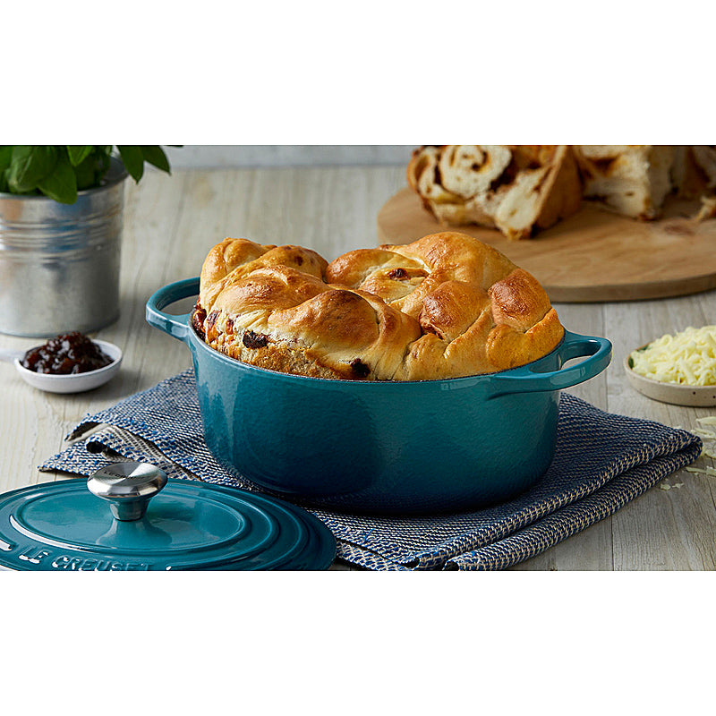Le Creuset Signature Round Roaster 20 cm Deep Teal 