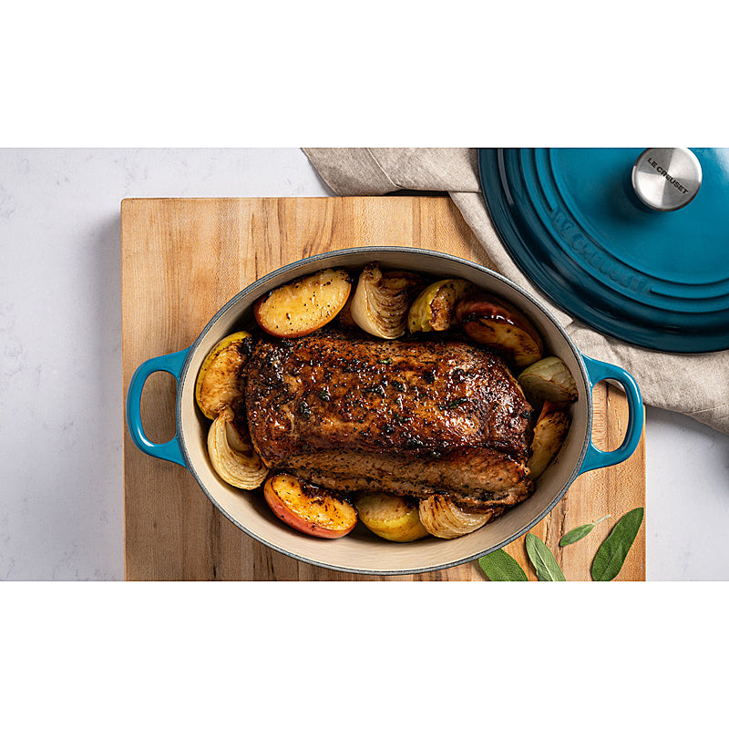 Le Creuset roaster Signature oval 29cm Deep Teal 