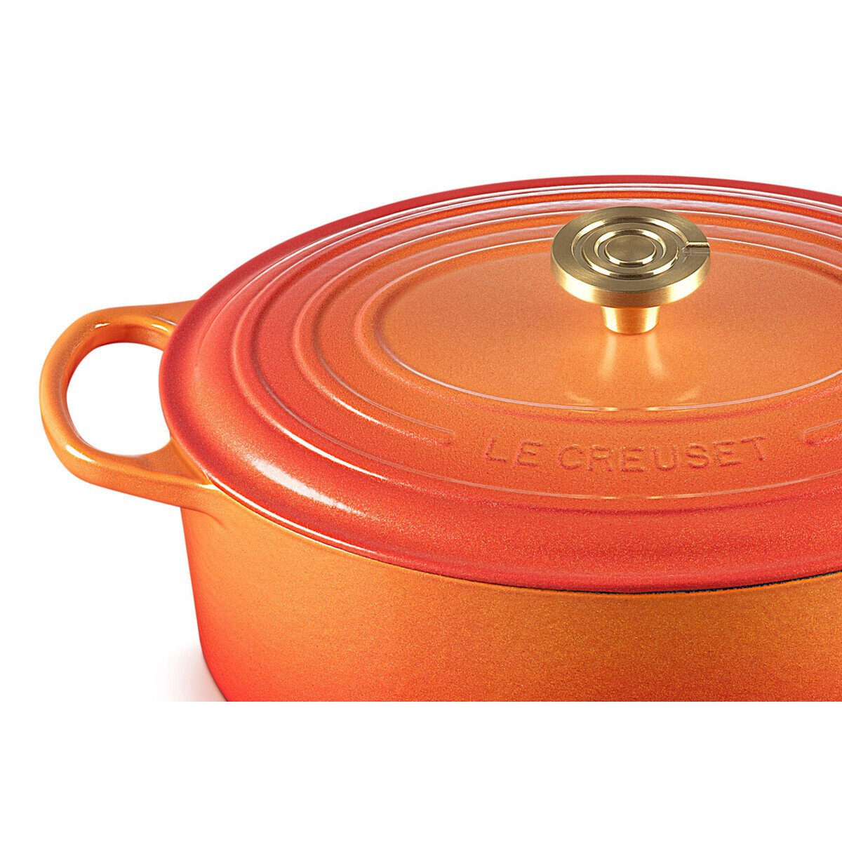 Le Creuset Bräter Signature oval 29 cm Flamme Dorée
