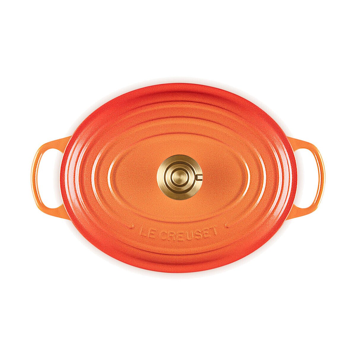 Le Creuset Bräter Signature oval 29 cm Flamme Dorée