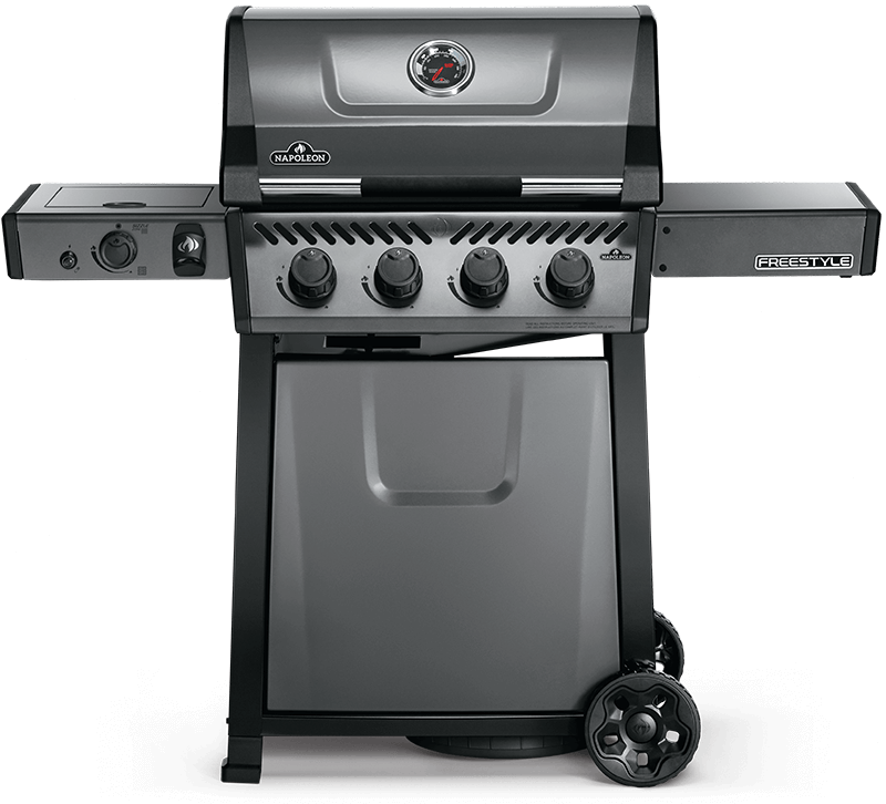 Napoleon Freestyle 425 Gasgrill, 4 Hauptbrenner, mit Sizzle Zone Seitenbrenner, Graphit F425SIBPGT-DE