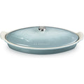 Le Creuset Fischbackform Tradition mit Deckel 34 cm Sea Salt