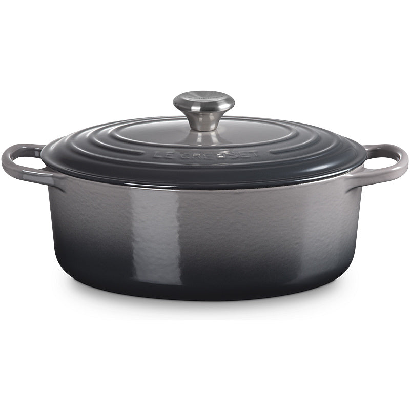 Le Creuset Bräter Signature oval 31 cm Flint