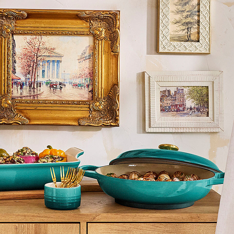 Le Creuset Gourmet-Profitopf Signature 30 cm Bleu Riviera