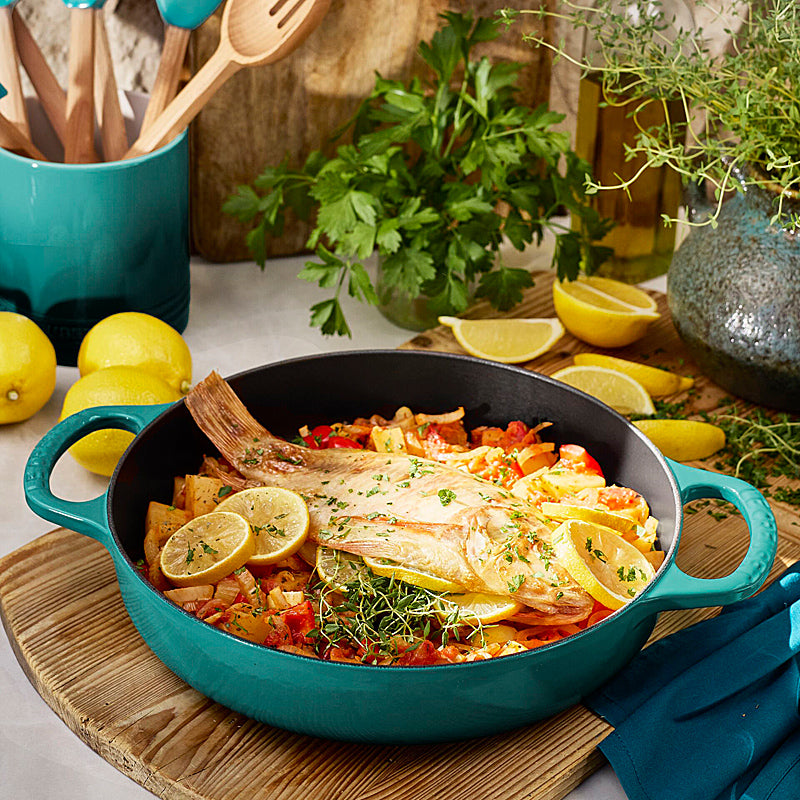 Le Creuset Gourmet-Profitopf Signature 30 cm Bleu Riviera