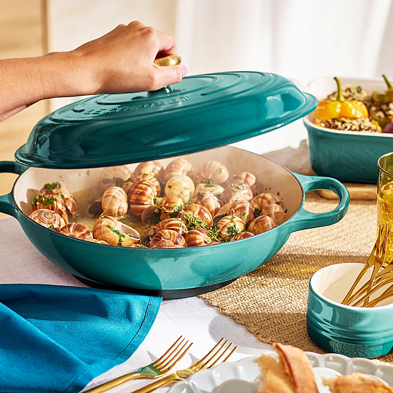 Le Creuset Gourmet-Profitopf Signature 28 cm Bleu Riviera