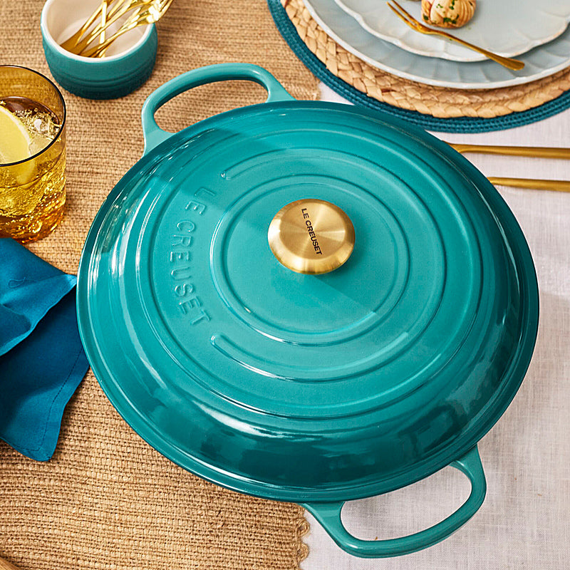 Le Creuset Gourmet-Profitopf Signature 28 cm Bleu Riviera