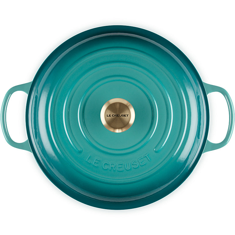 Le Creuset Gourmet-Profitopf Signature 28 cm Bleu Riviera