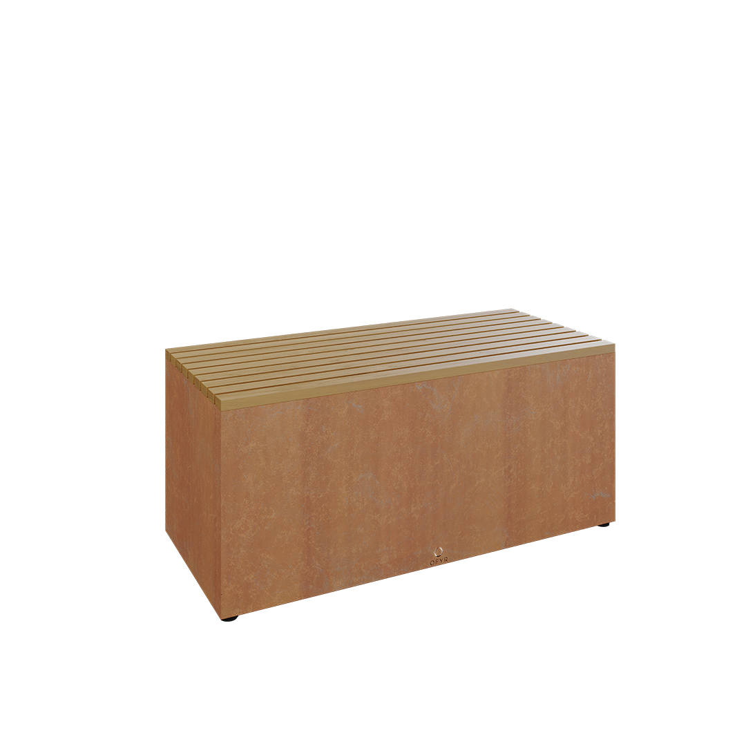 OFYR Garden Bench Corten
