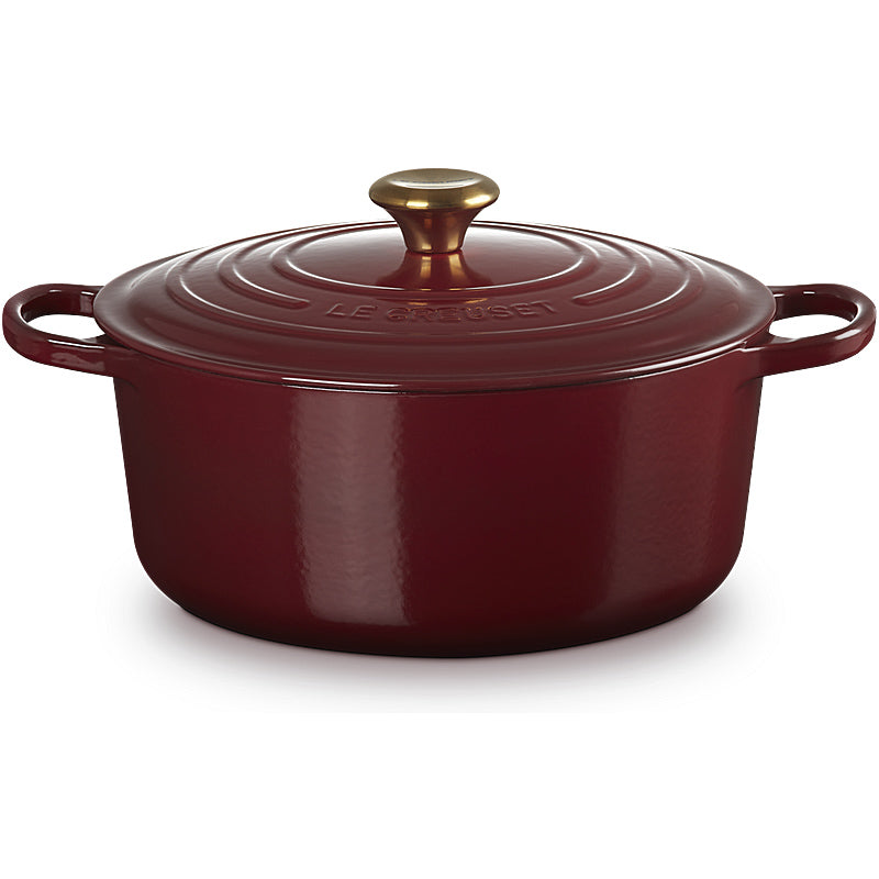 Le Creuset Bräter Signature rund 20 cm Garnet
