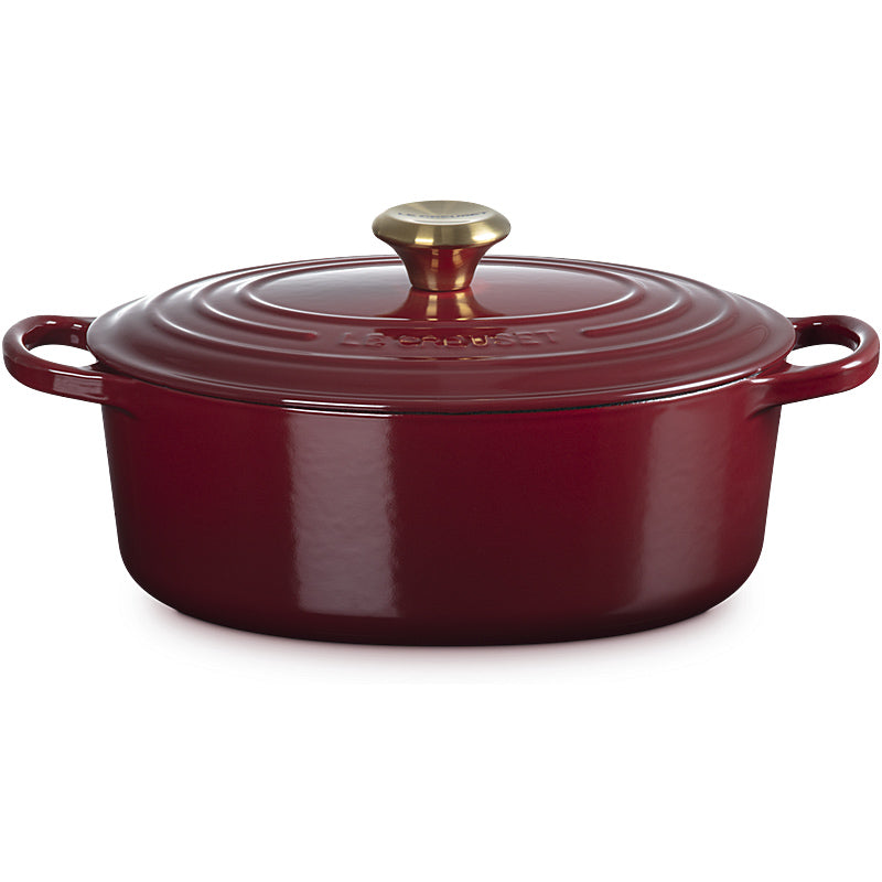 Le Creuset Bräter Signature oval 31 cm Garnet