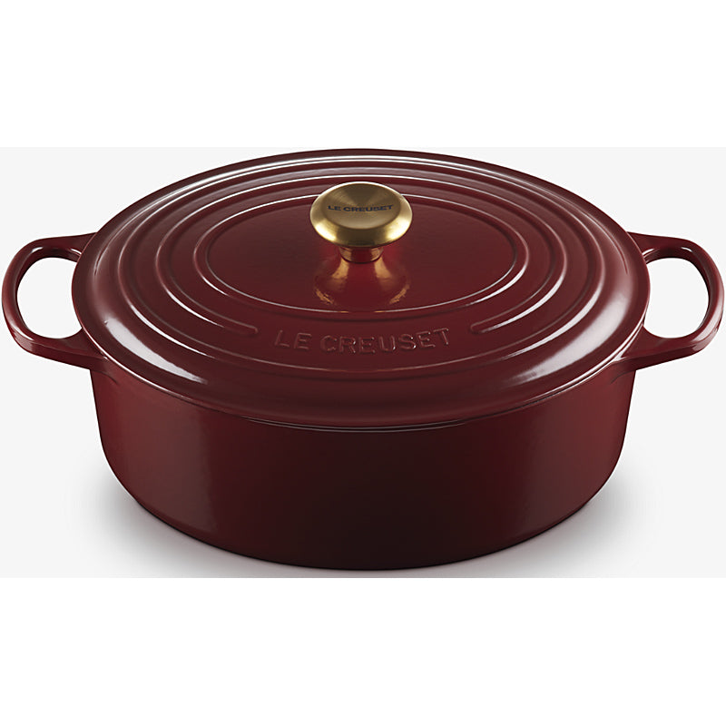 Le Creuset Bräter Signature oval 31 cm Garnet