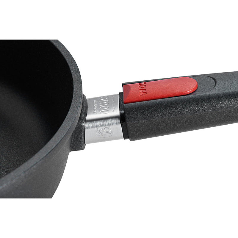 WOLL Nowo Guss-Hochrandpfanne, 24 cm Ø 7cm hoch abnehmbarer Stiel 1724N