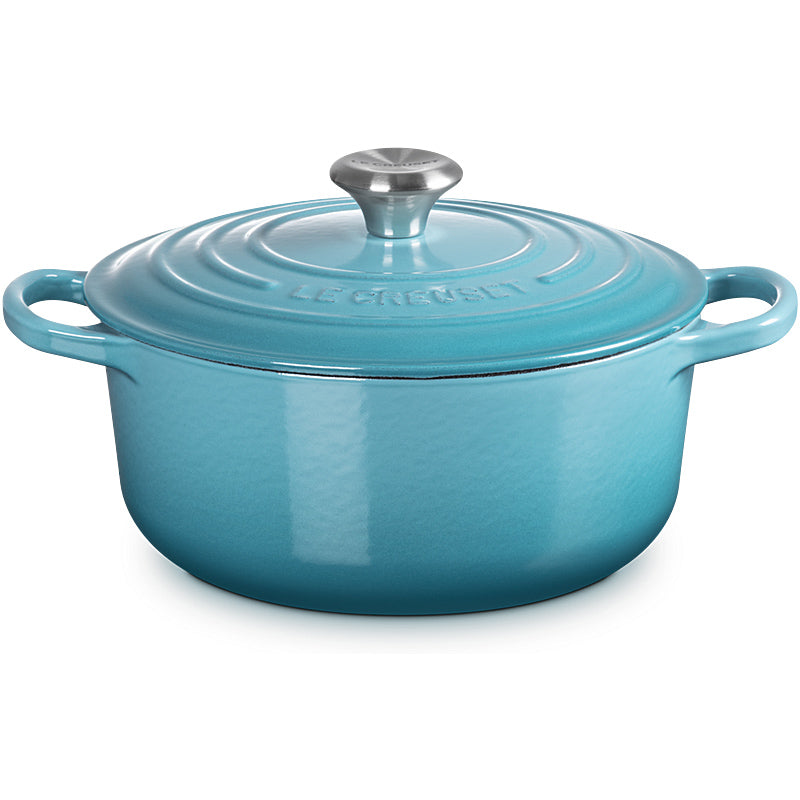 Le Creuset Signature Round Roasting Pan 26 cm Caribbean 