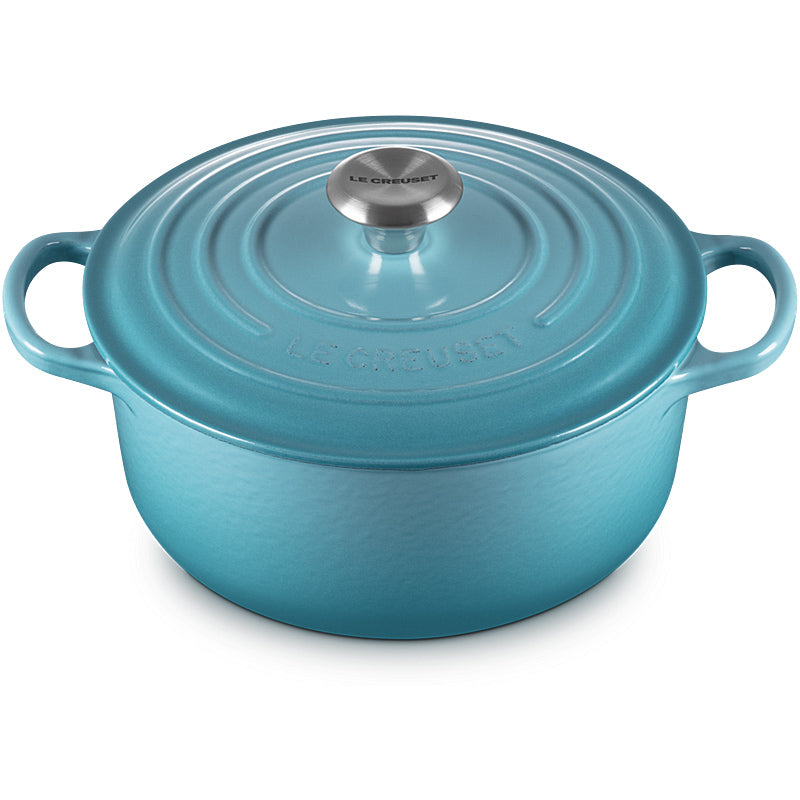 Le Creuset Signature Round Roasting Pan 26 cm Caribbean 