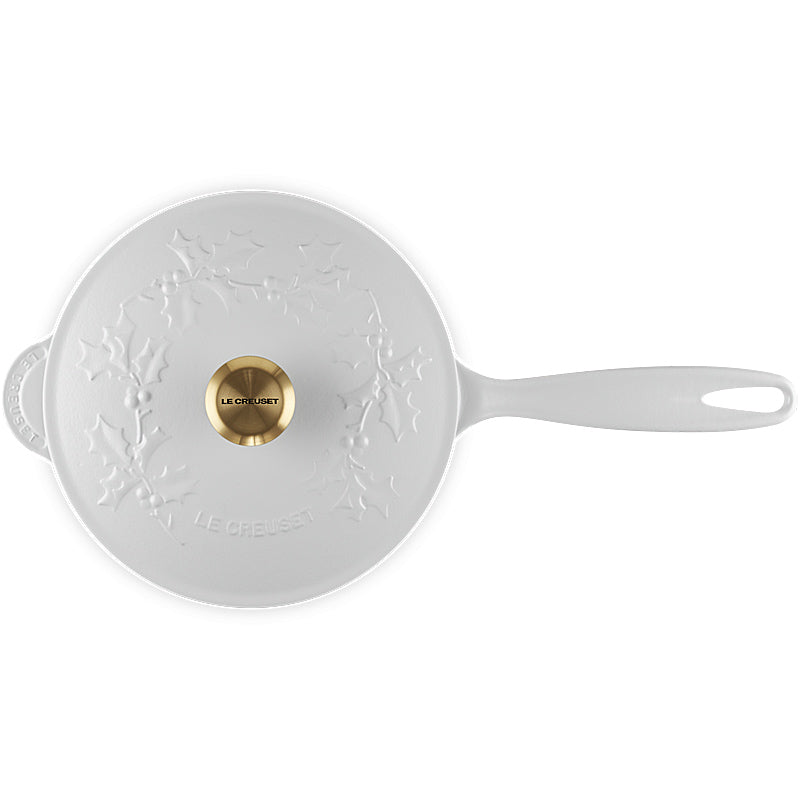 Le Creuset Stielkasserolle Holly Tradition 21 cm Cotton