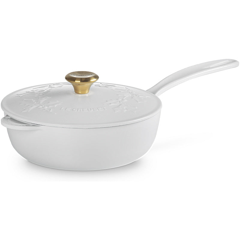 Le Creuset Stielkasserolle Holly Tradition 21 cm Cotton